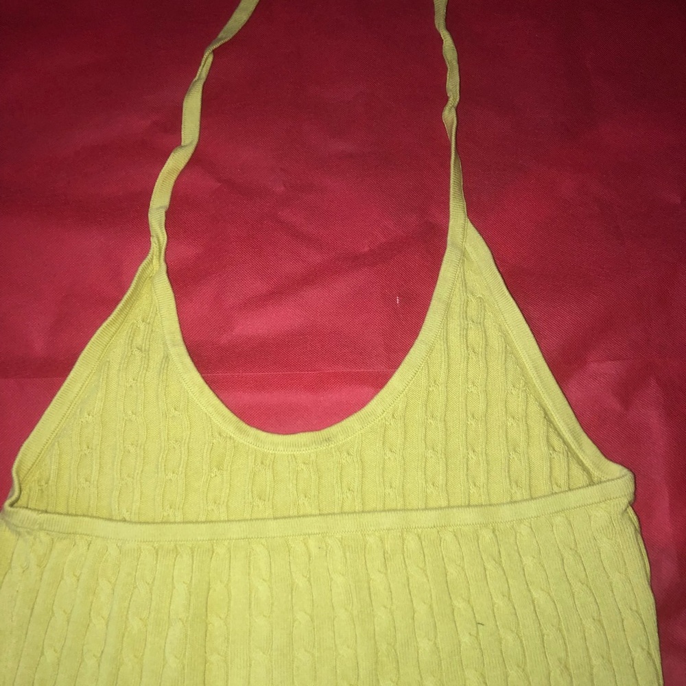 XL Lima Green Halter Top